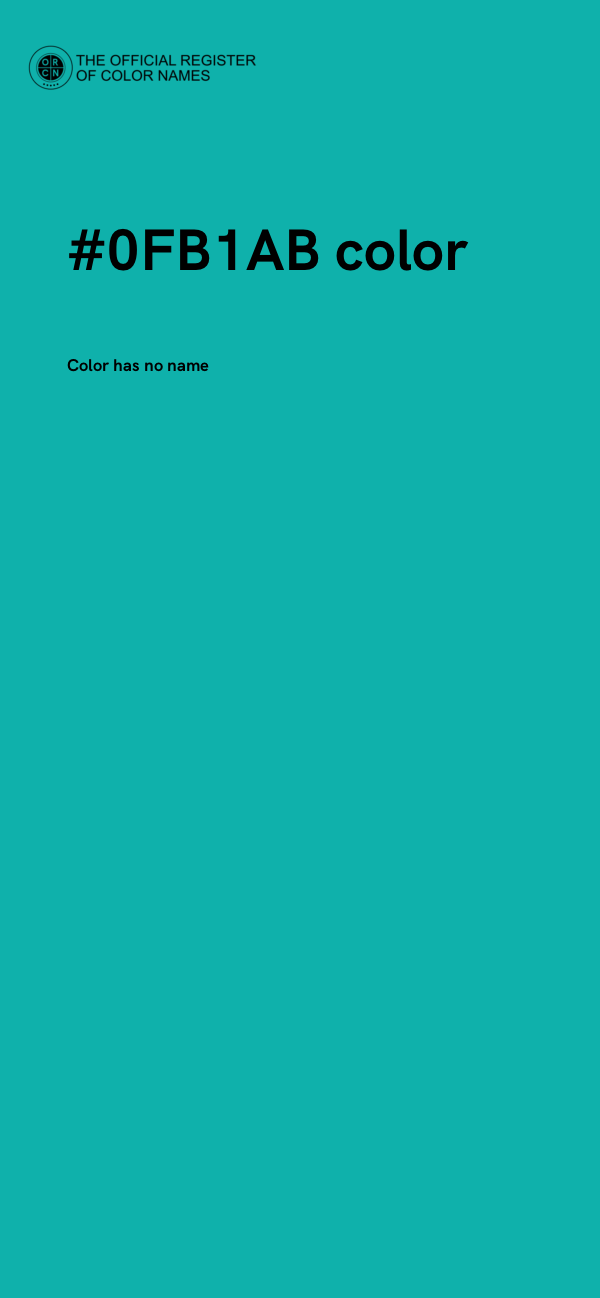 #0FB1AB color image