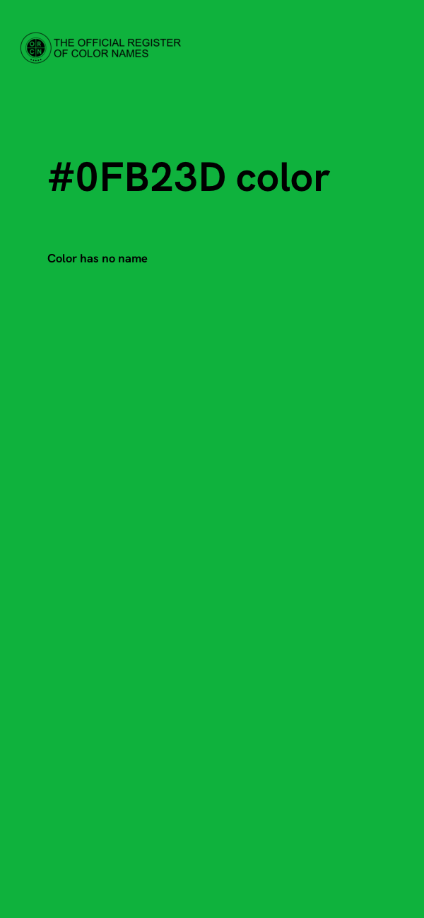 #0FB23D color image