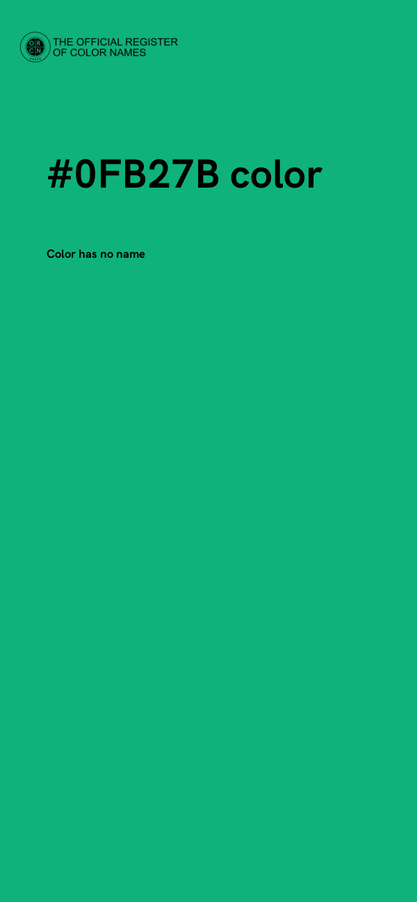 #0FB27B color image