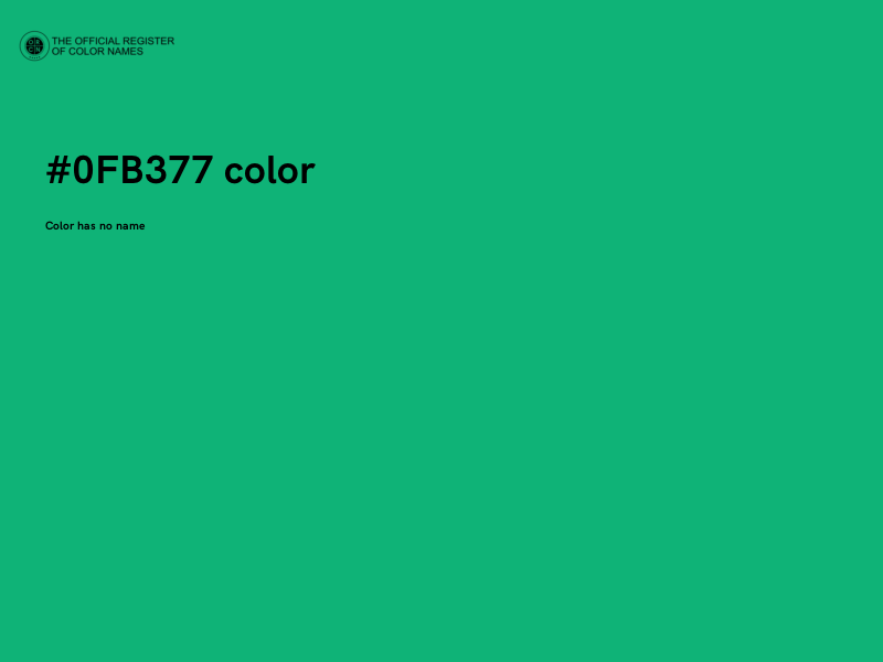 #0FB377 color image