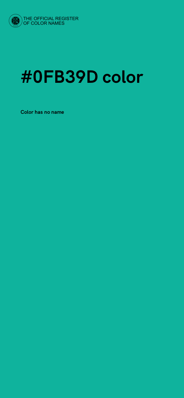 #0FB39D color image