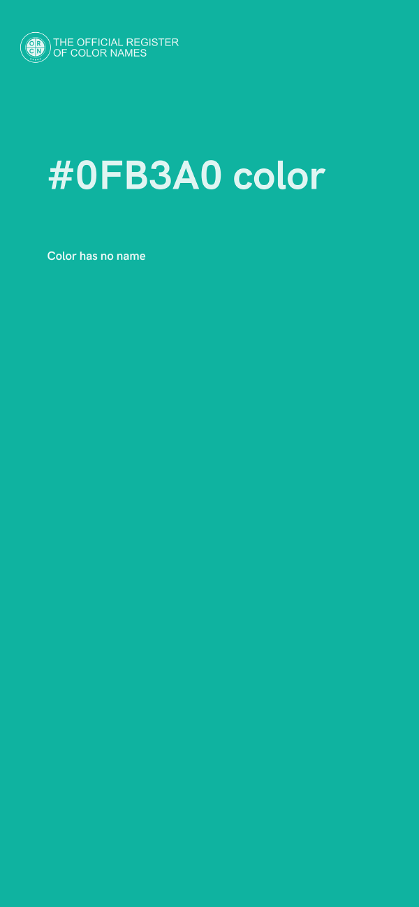 #0FB3A0 color image
