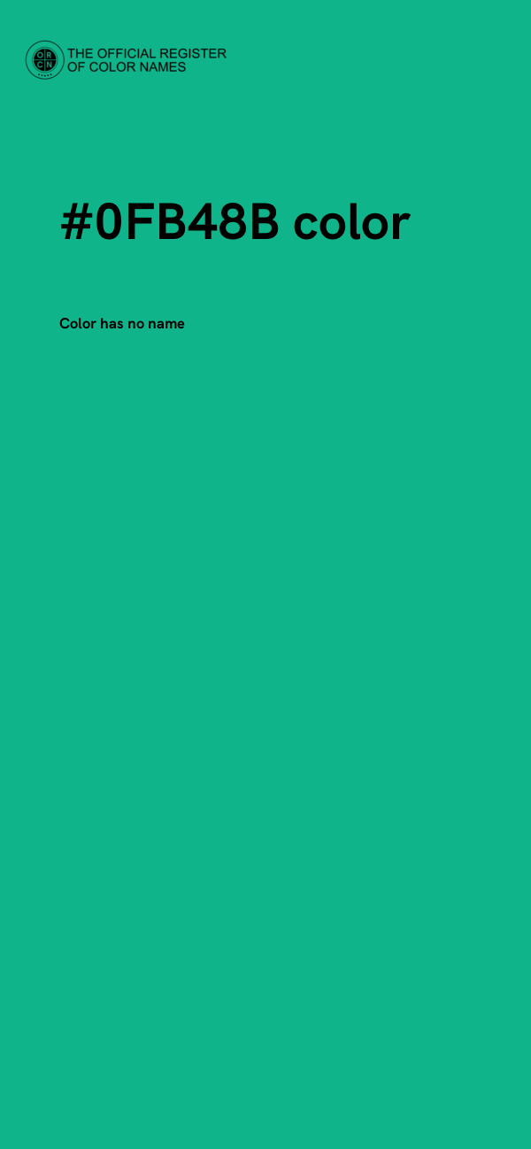 #0FB48B color image
