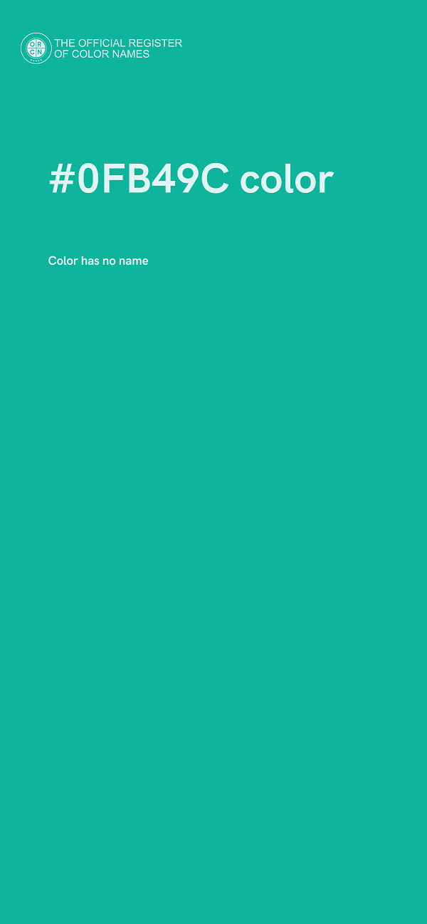 #0FB49C color image