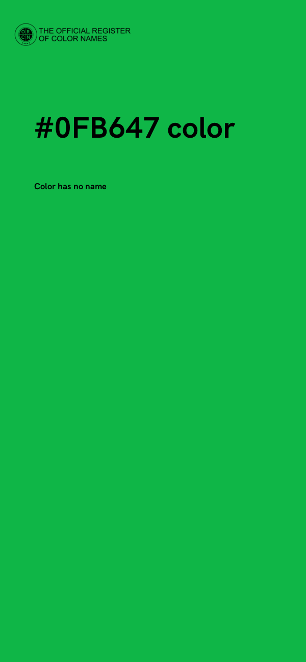 #0FB647 color image
