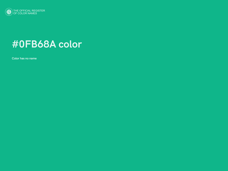 #0FB68A color image