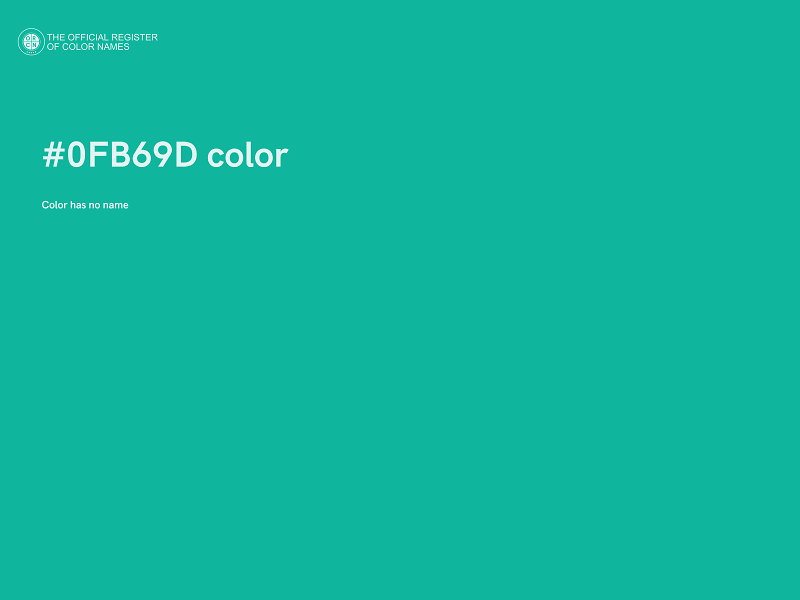#0FB69D color image