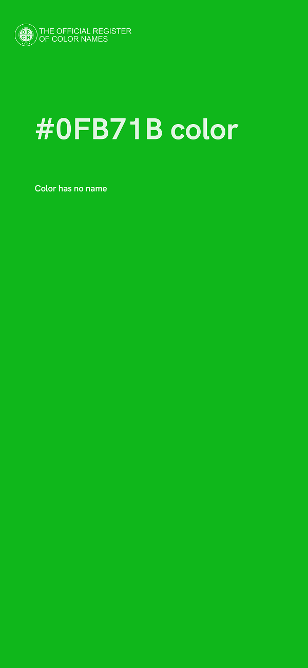 #0FB71B color image