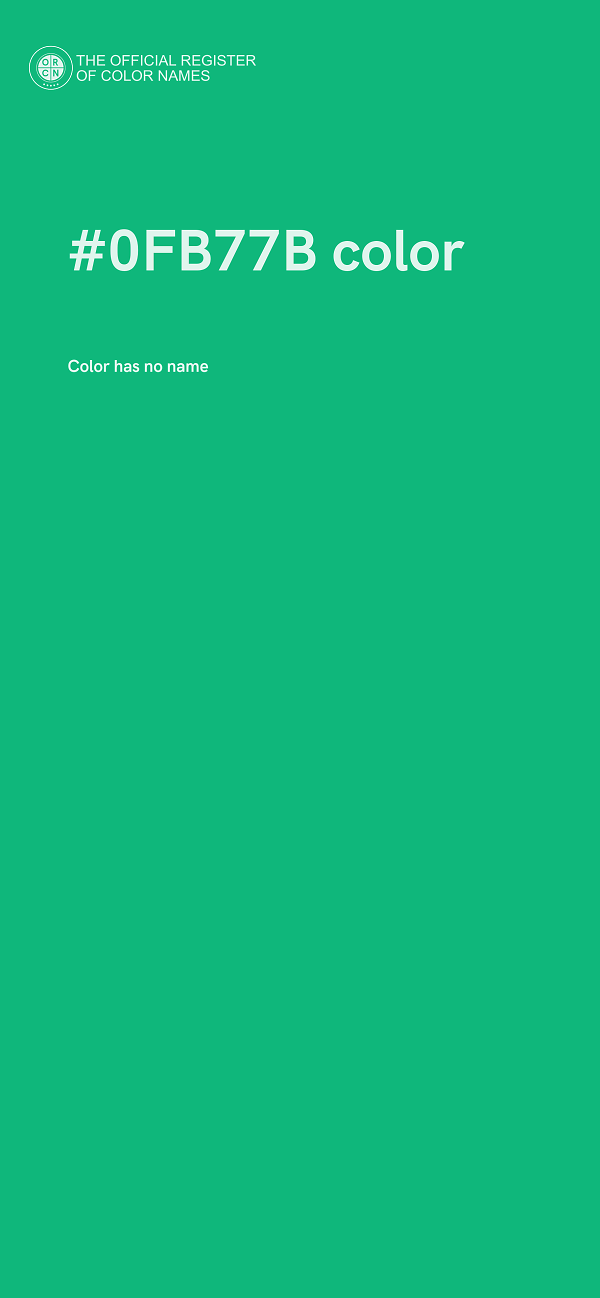 #0FB77B color image