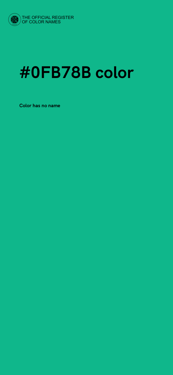 #0FB78B color image
