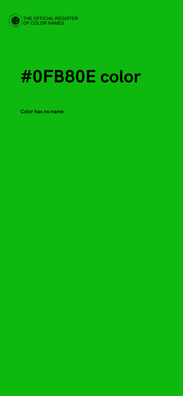 #0FB80E color image