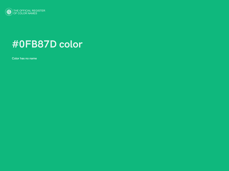 #0FB87D color image