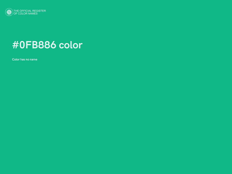 #0FB886 color image