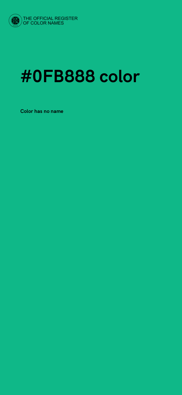 #0FB888 color image