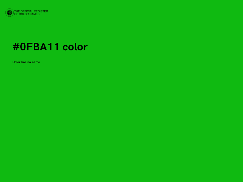 #0FBA11 color image