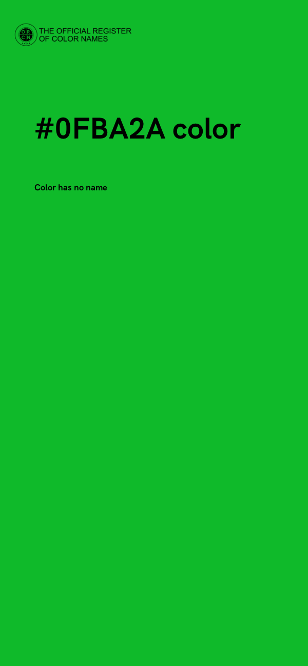 #0FBA2A color image