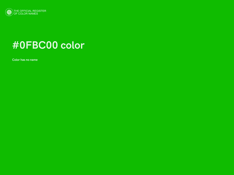 #0FBC00 color image