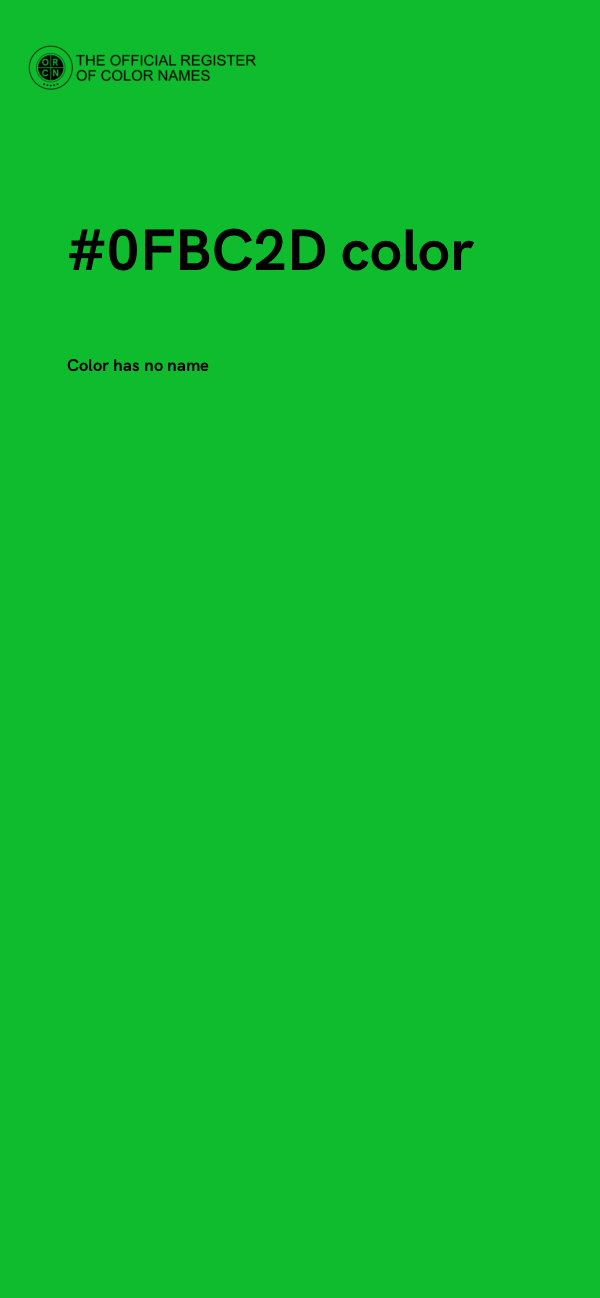 #0FBC2D color image