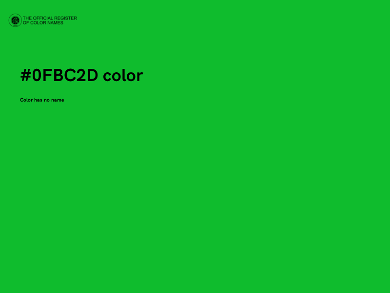 #0FBC2D color image