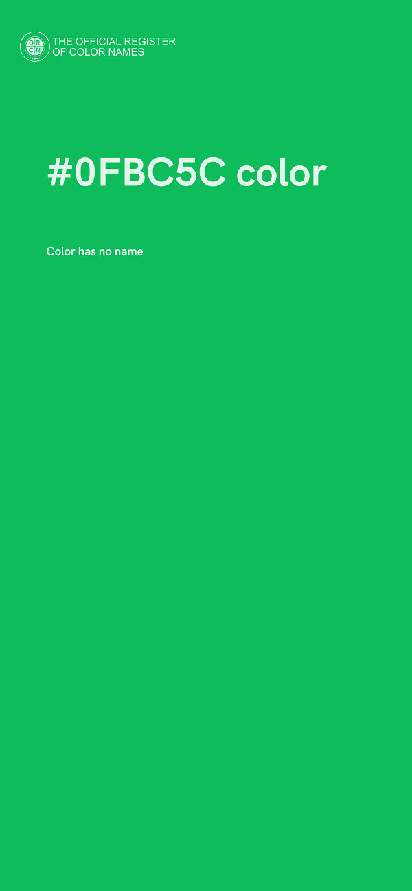 #0FBC5C color image