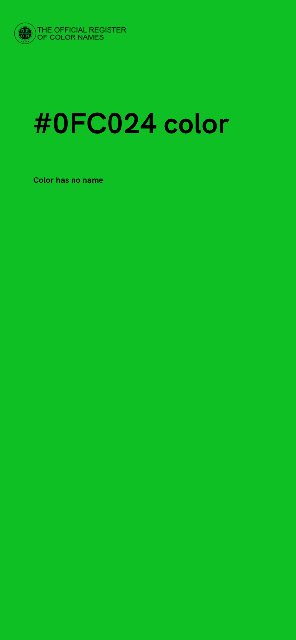 #0FC024 color image