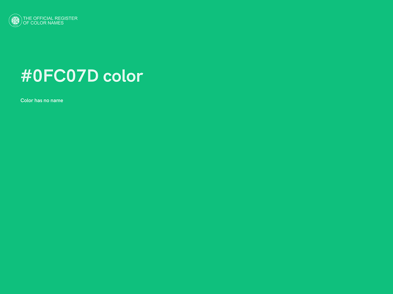 #0FC07D color image