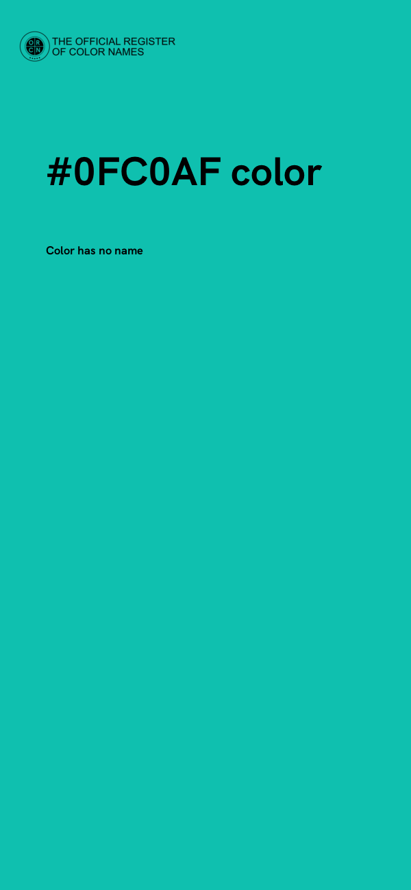 #0FC0AF color image