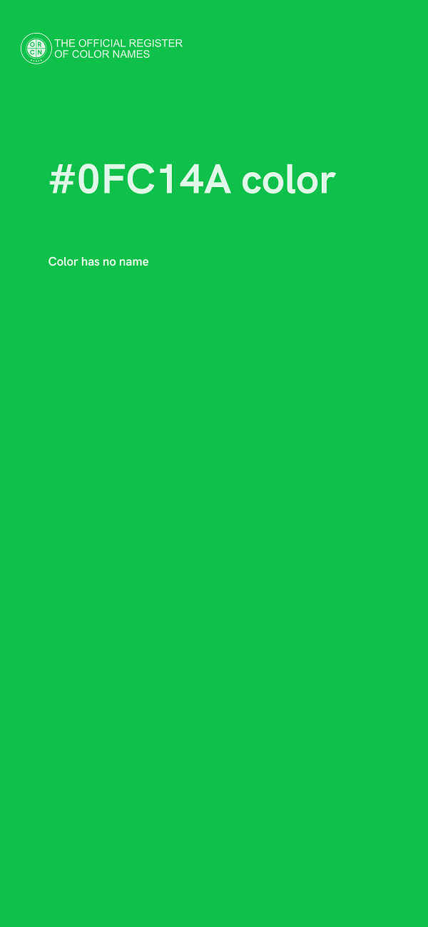 #0FC14A color image