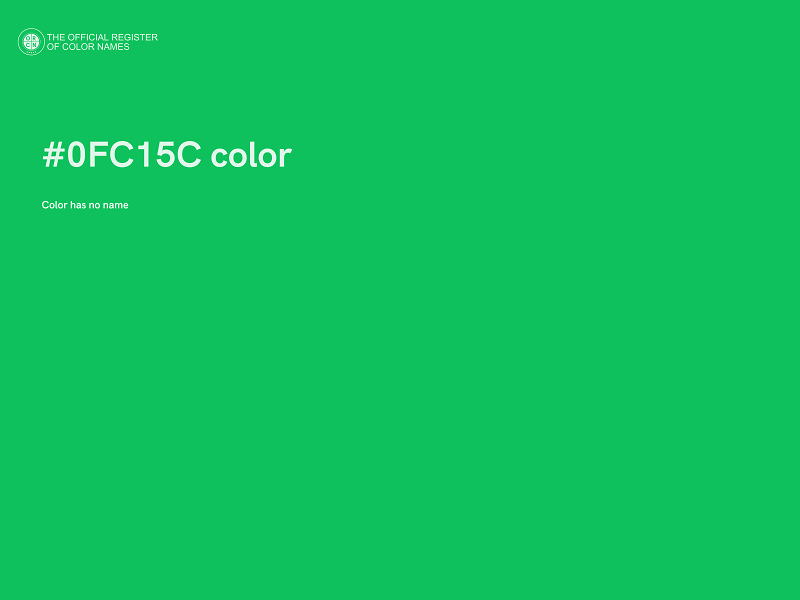 #0FC15C color image