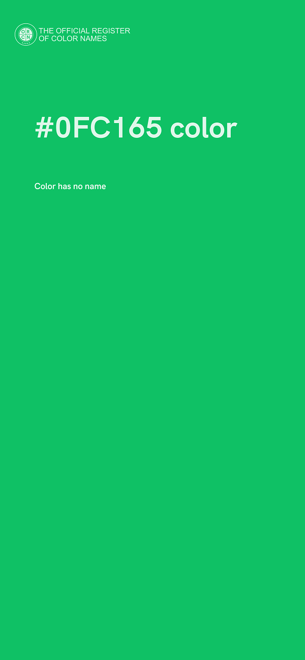 #0FC165 color image