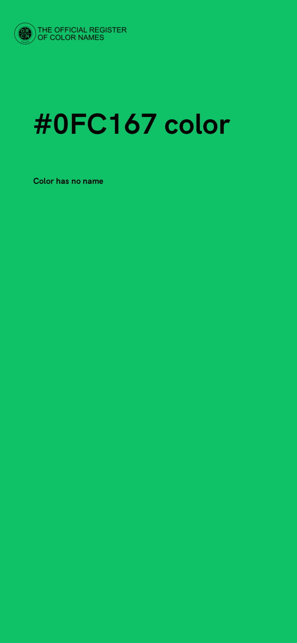 #0FC167 color image