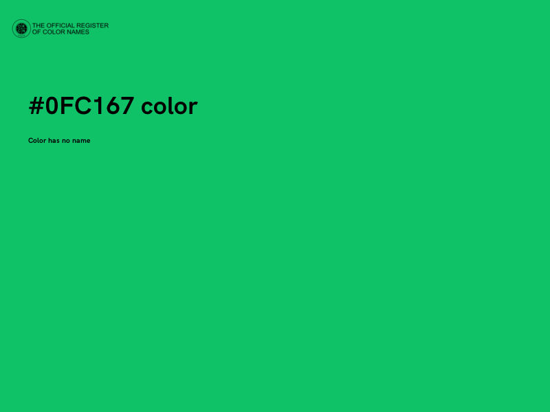 #0FC167 color image