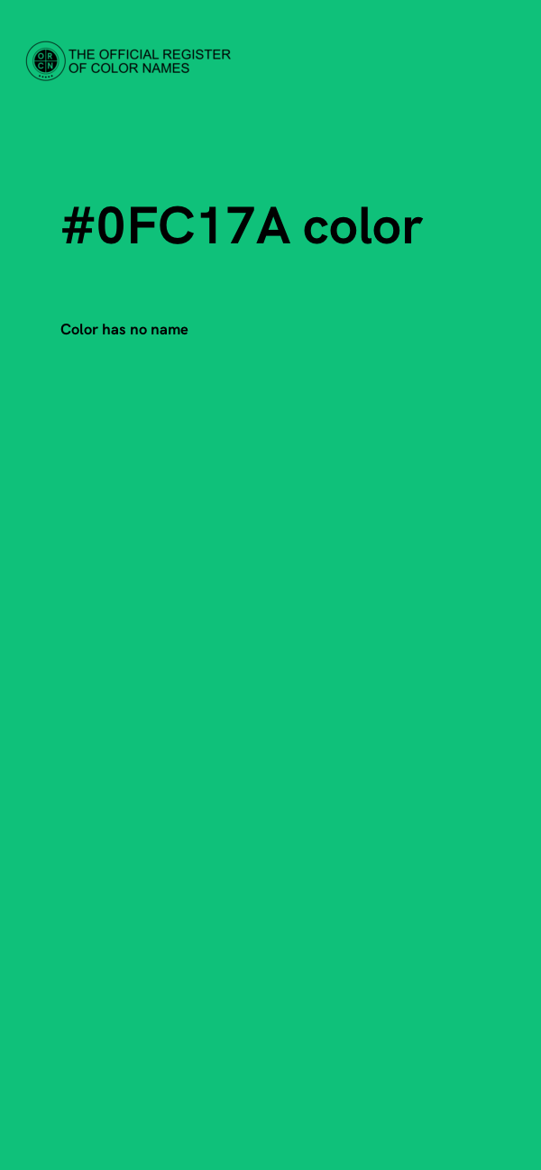 #0FC17A color image
