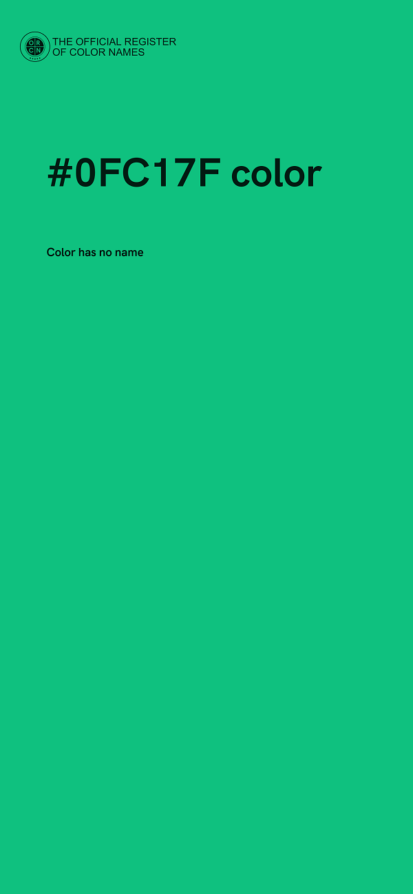 #0FC17F color image