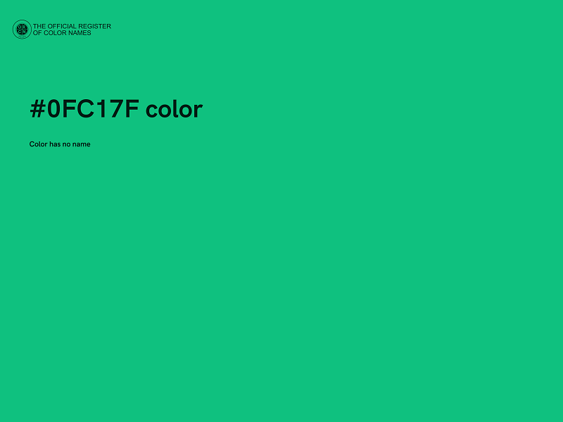 #0FC17F color image