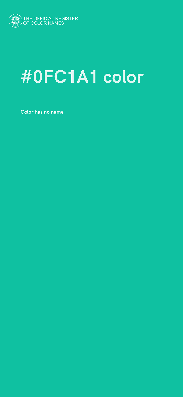 #0FC1A1 color image