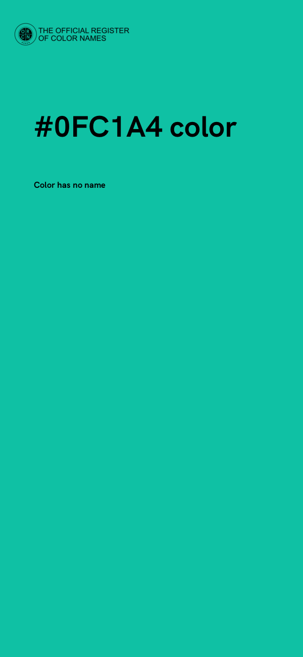 #0FC1A4 color image