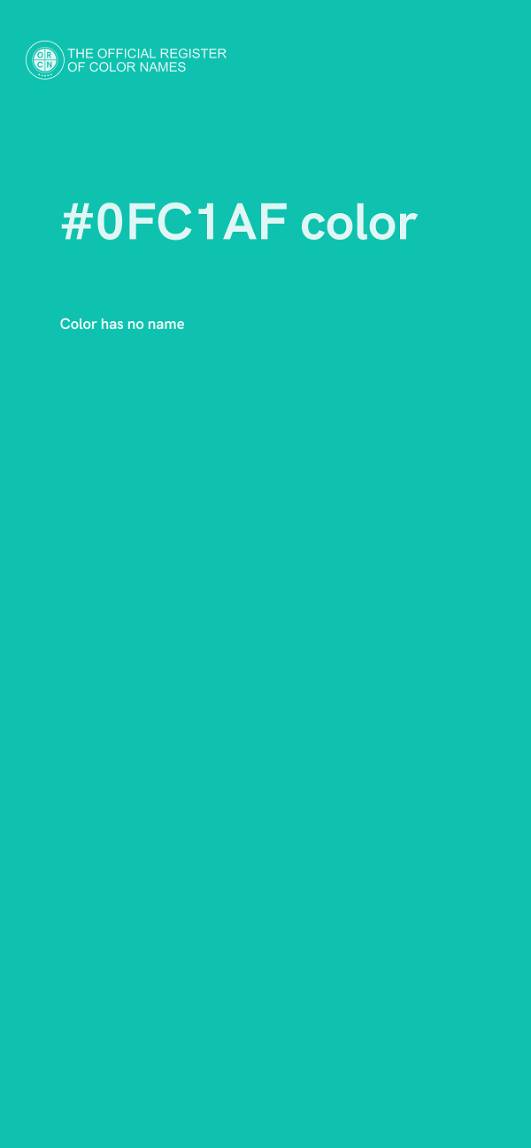 #0FC1AF color image