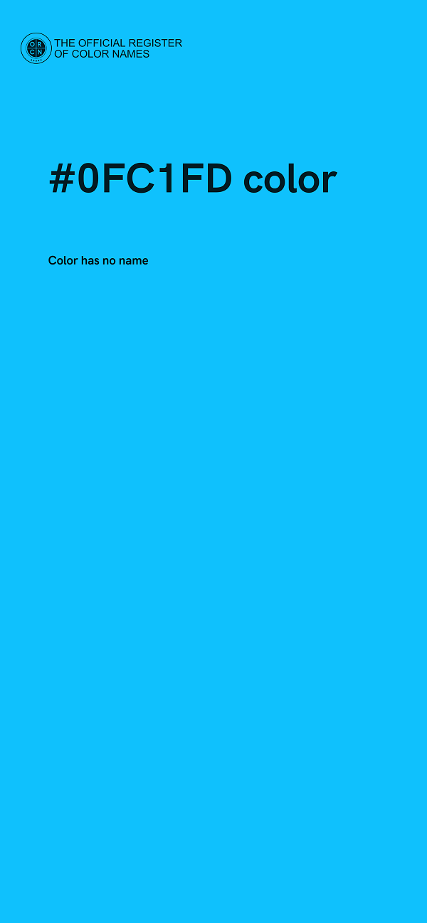 #0FC1FD color image
