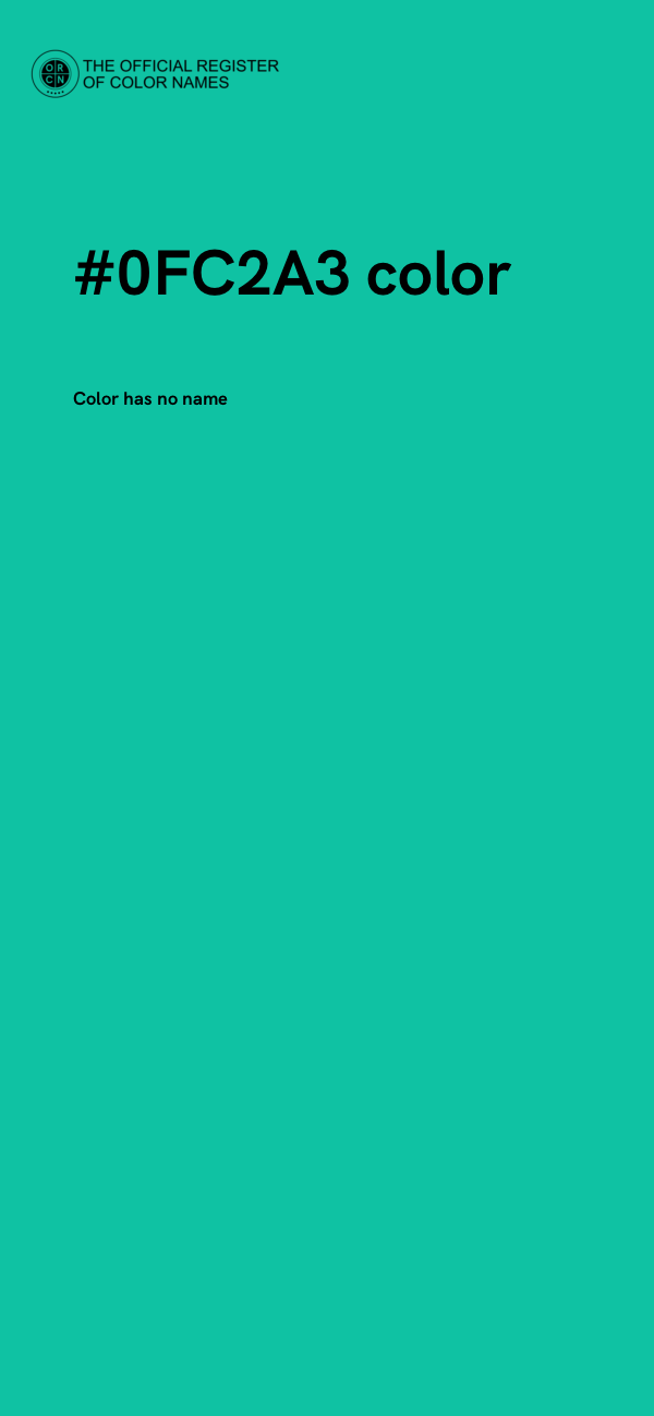#0FC2A3 color image