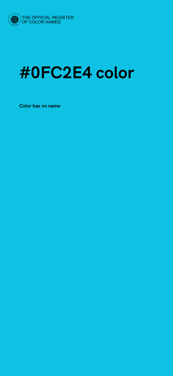 #0FC2E4 color image