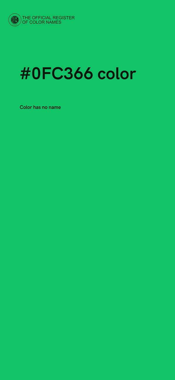 #0FC366 color image