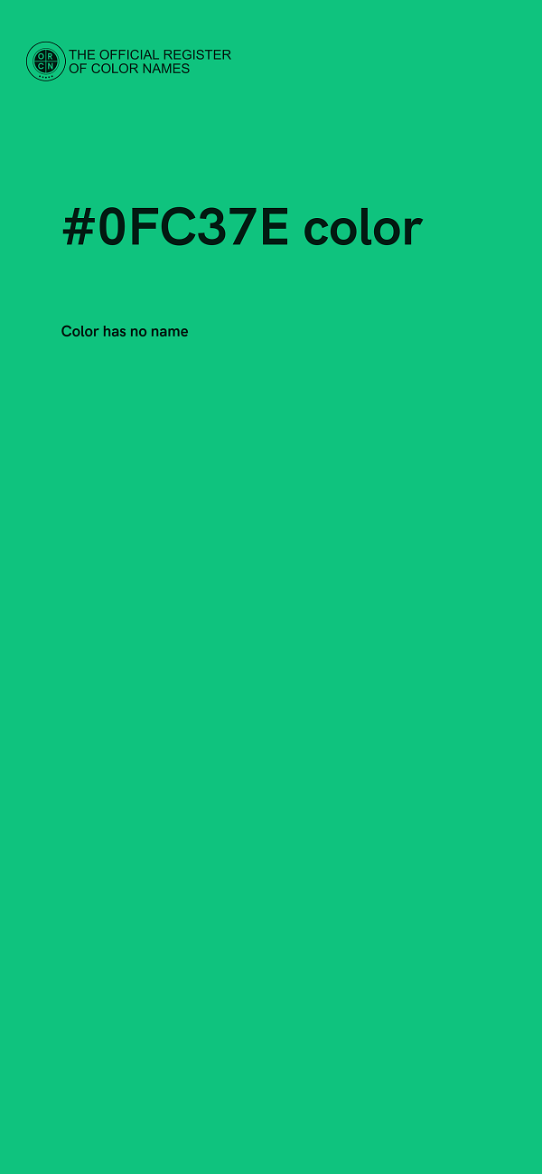#0FC37E color image