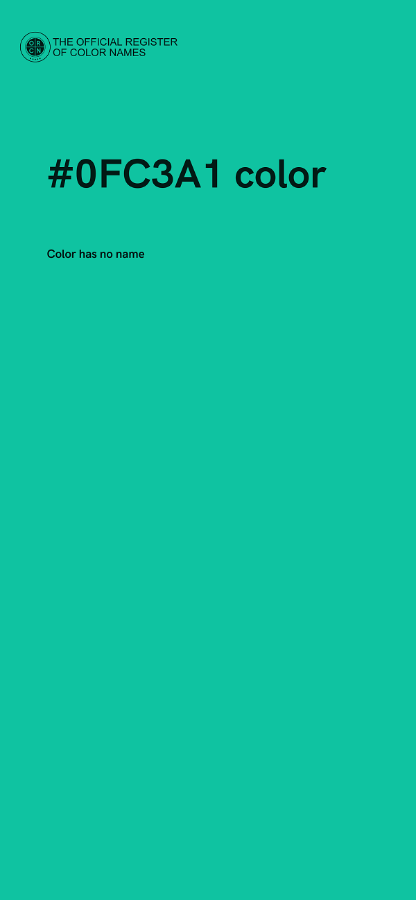 #0FC3A1 color image