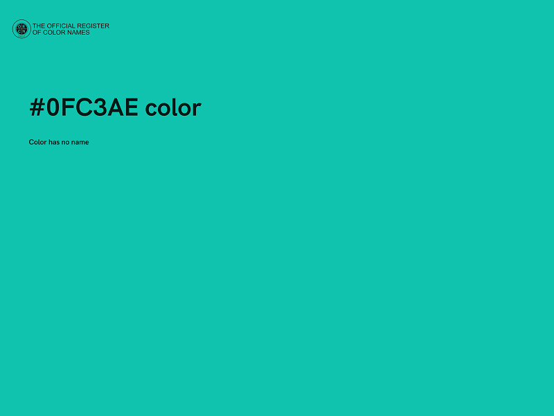 #0FC3AE color image