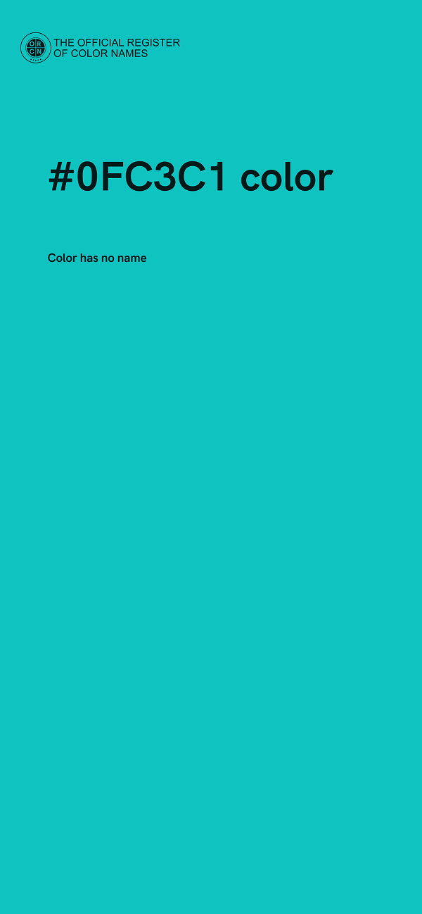 #0FC3C1 color image
