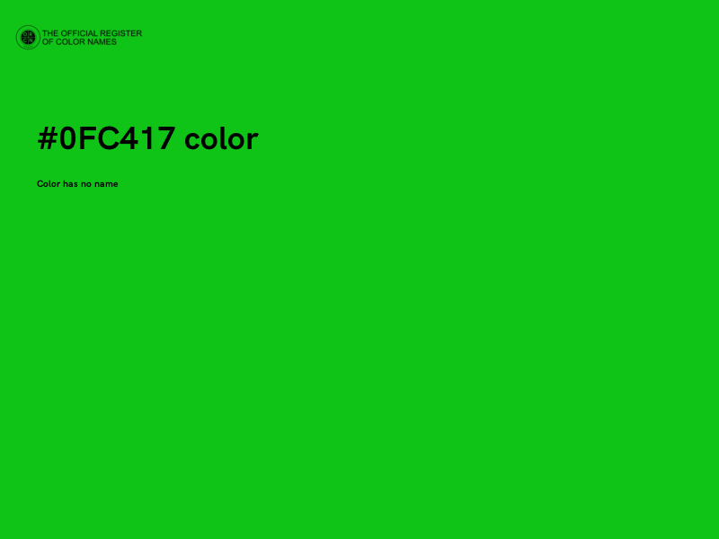 #0FC417 color image