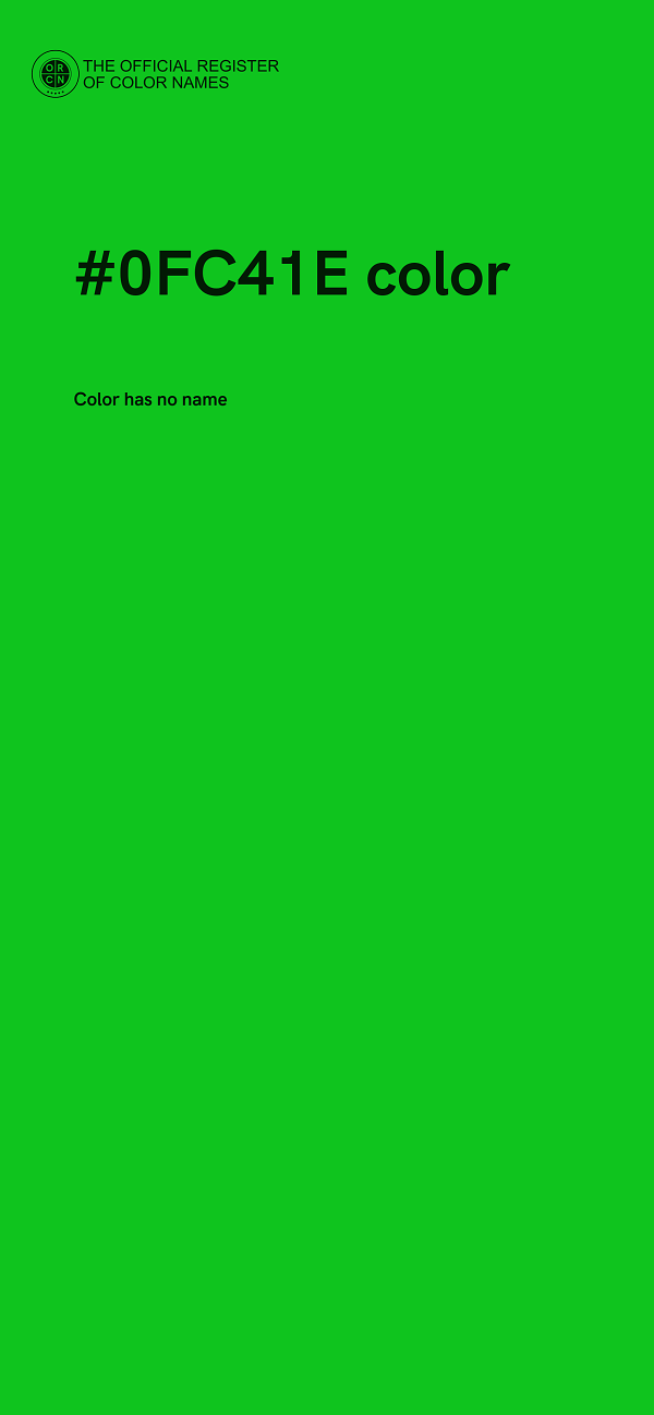 #0FC41E color image