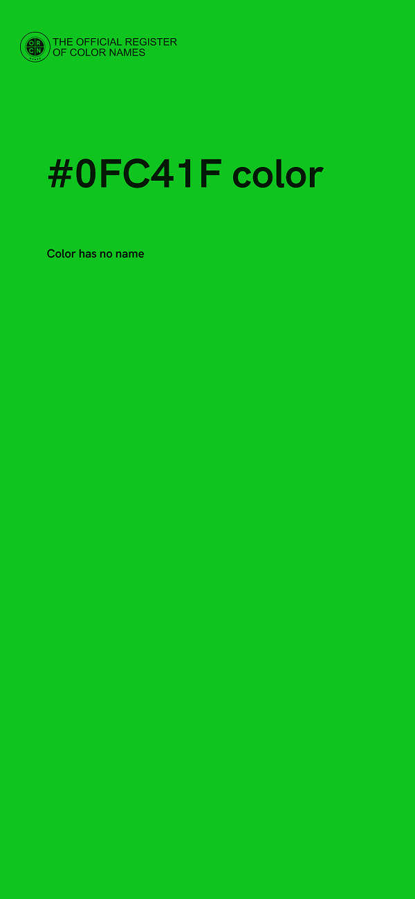 #0FC41F color image