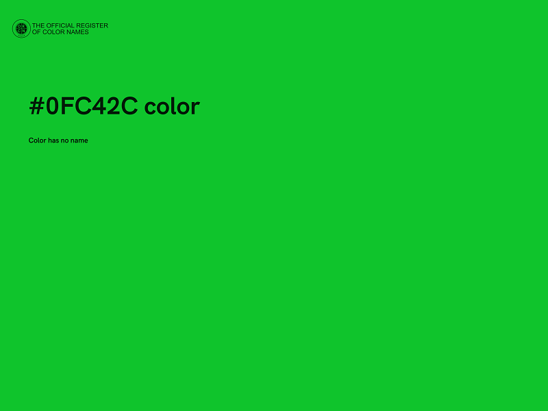 #0FC42C color image